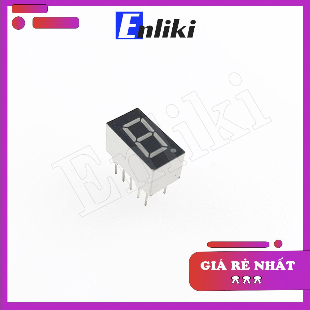 Led 7 thanh 0.36inch 1 Số màu đỏ (Katot Chung)