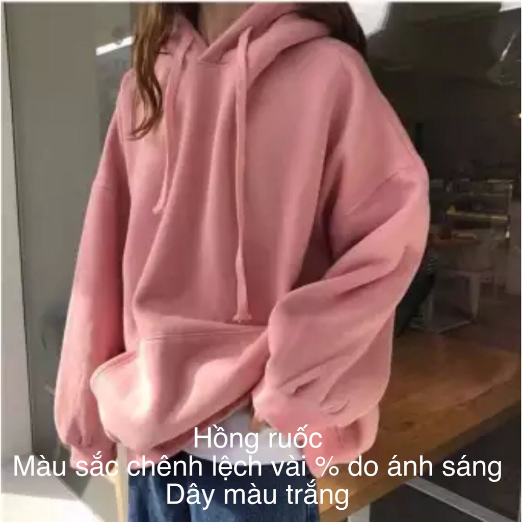 Áo hoodie trơn dành cho nam nữ