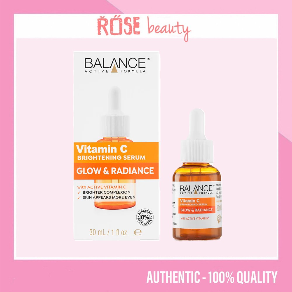 Serum Balance Vitamin C, Hyaluronic, Gold Collagen dưỡng ẩm, sáng da, trẻ hóa làn da 30ml