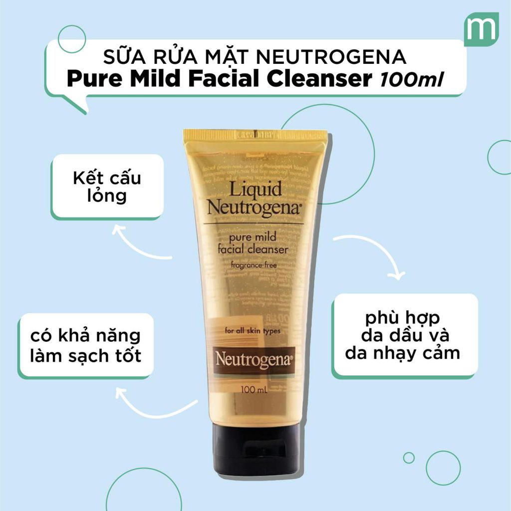 Sữa Rửa Mặt Neutrogena Pure Mild Facial Cleanser