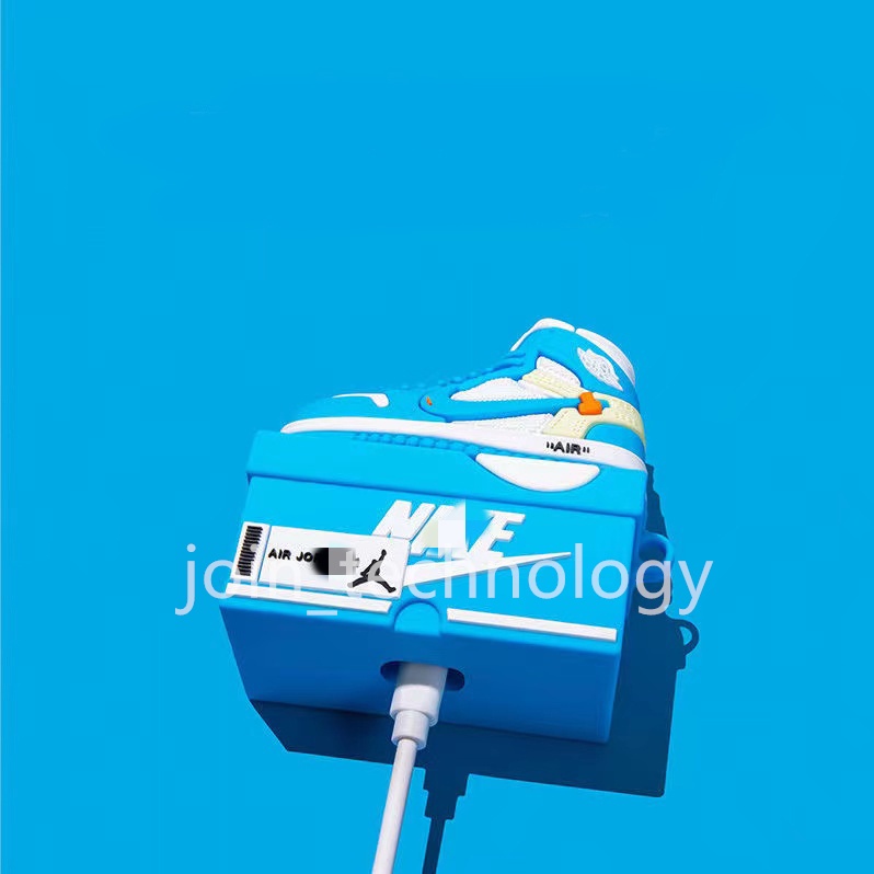 Vỏ Bảo Vệ Hộp Sạc Tai Nghe airpods 1/2/pro Bluetooth Không Dây Hình Hộp Giày Thời Trang