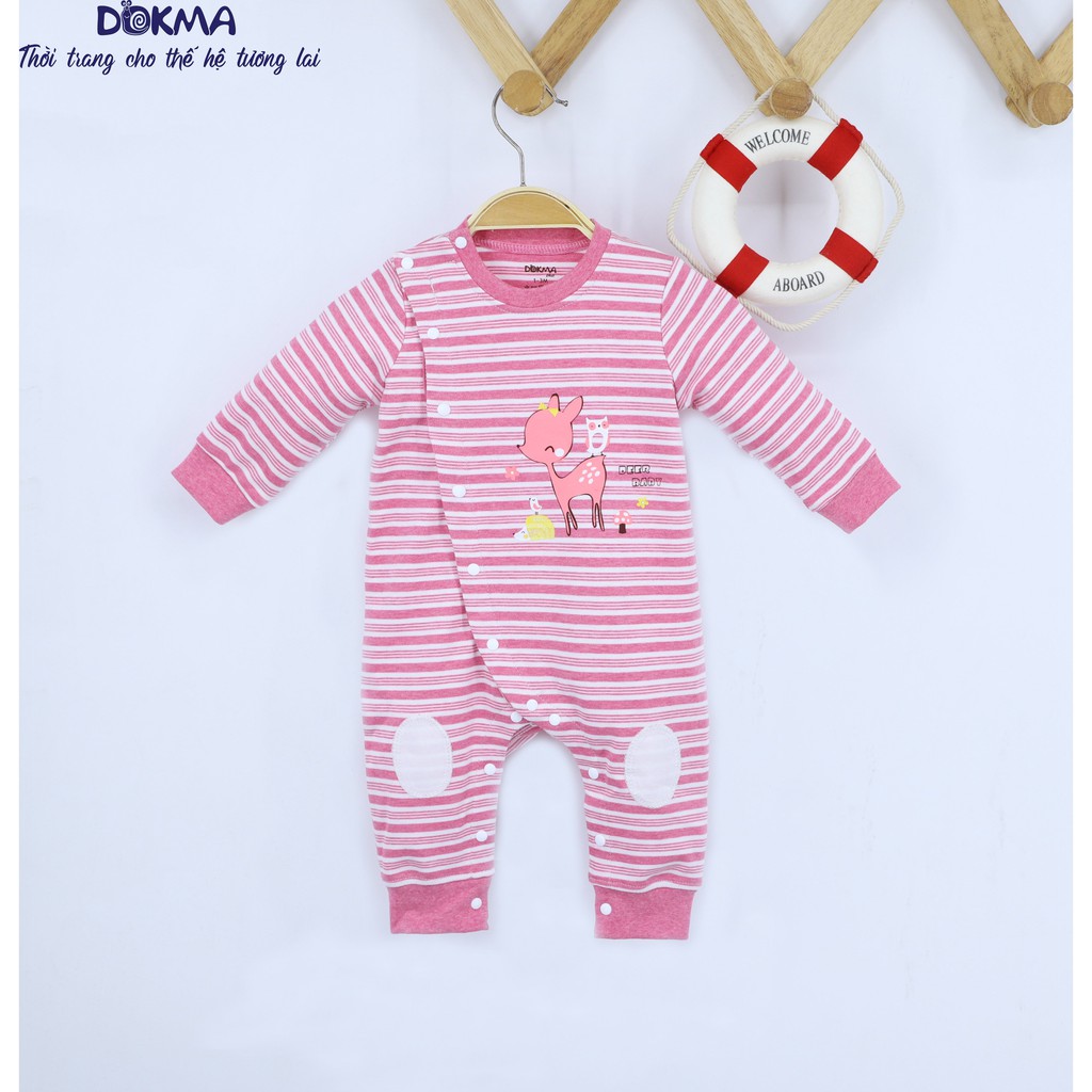 DMB196 Body cài lệch dài tay Dokma (3-12M)