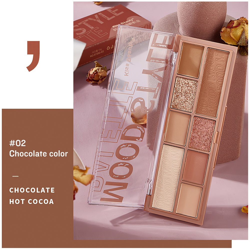 (Hàng Mới Về) Bảng Phấn Mắt Gecomo 8 Màu Sắc Hiệu Ứng Lì / Ánh Ngọc Trai Thời Trang | BigBuy360 - bigbuy360.vn