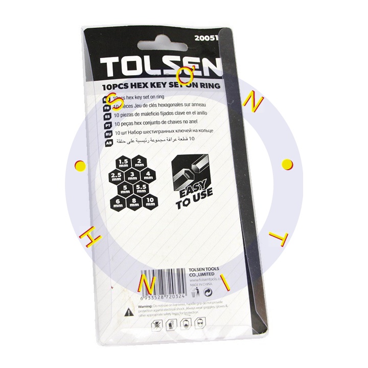 LỤC GIÁC BỘ 10 CÁI TOLSEN 20051