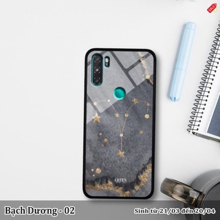 Ốp lưng kính 3D Vsmart Active 3 cung hoàng đạo