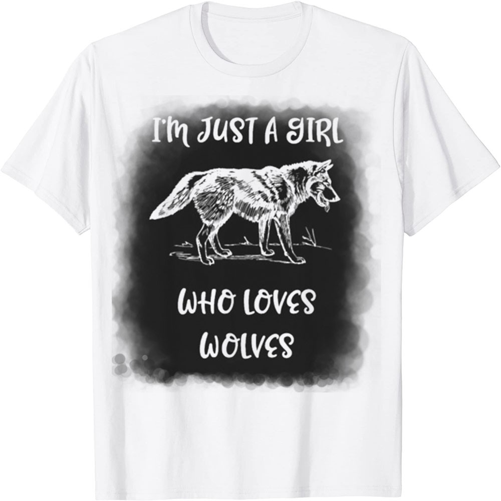 Áo Thun In Hình - IM Chỉ là một cô gái yêu Wolves D8rdy IM Chỉ là một cô gái yêu Wolves D8rdy - TH43
