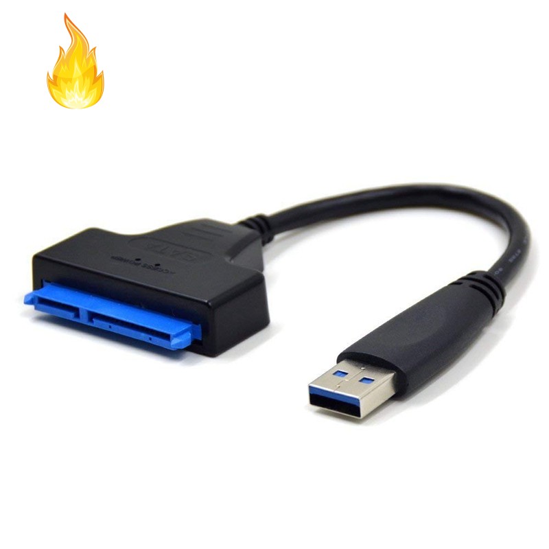 Cáp Chuyển Đổi Usb 3.0 Sang Sata 2.5 Inch Ssd / Hdd / Sata 3.0 Kèm Dây Cáp Usb 3.0 - Sata Iii