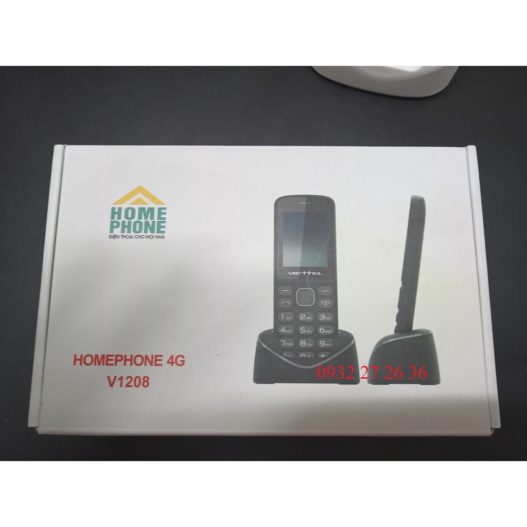 Homephone Viettel V1208, Điện thoại bàn không dây _Chính Hãng Viettel