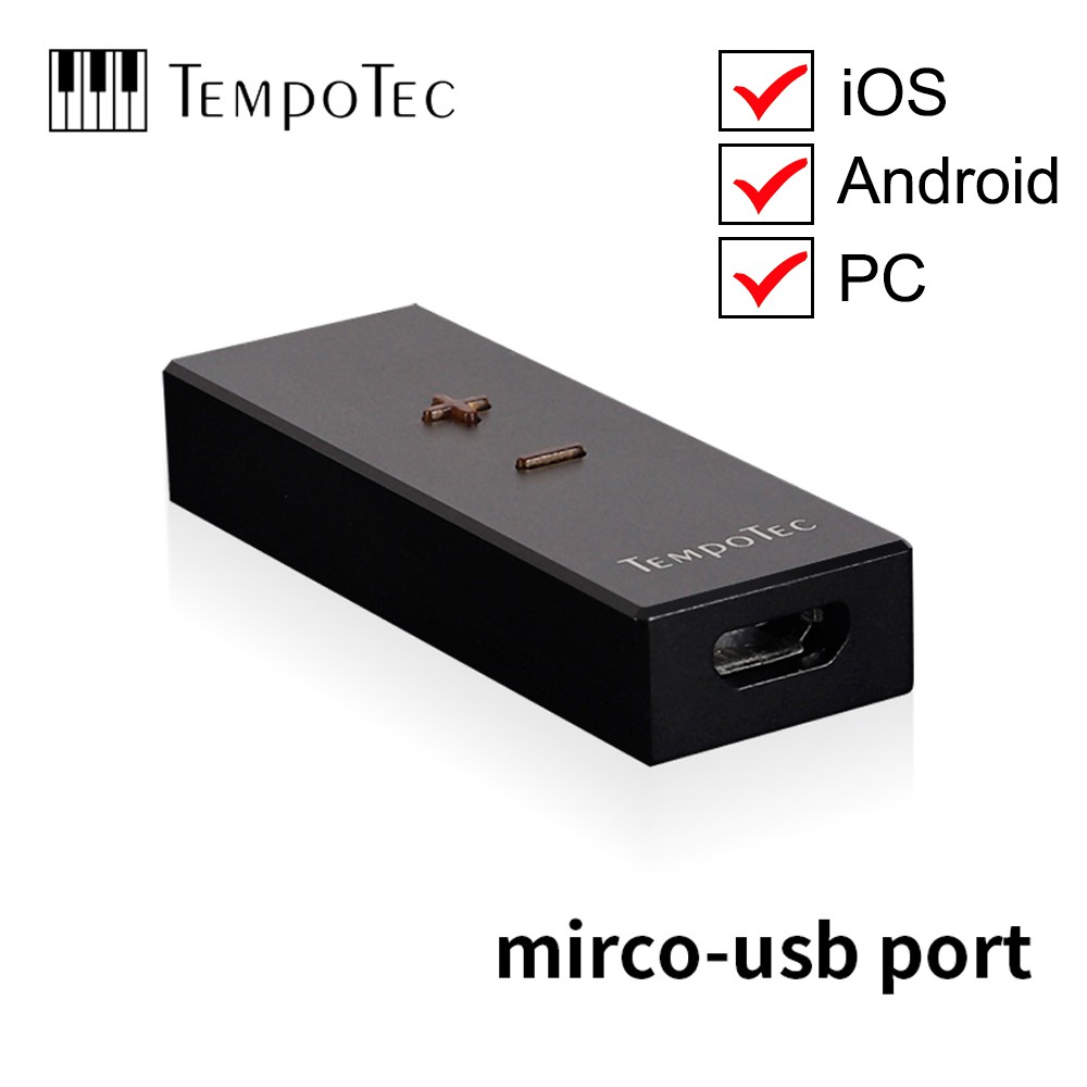 Thiết bị chuyển đổi bộ khuếch đại âm thanh tai nghe TempoTec SONATA HD PRO TYPE C TO 3.5MM DSD256 cho Android/iPhone DAC