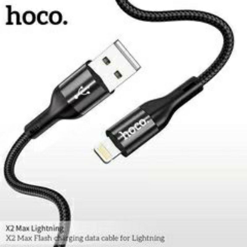 CÁP DÙ SẠC NHANH 3A HOCO X2 MAX Lightning(1M 2M)Dây sạc iPhone 6/7/8/6plus/7plus/8 Plus/x/xs/Xsmax/iPad/chính hãng/UH102