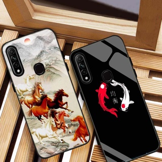 Ốp Lưng OPPO A31 Mặt kính cường lực Cao Cấp, Sang Trọng thiết kế Độc Quyền