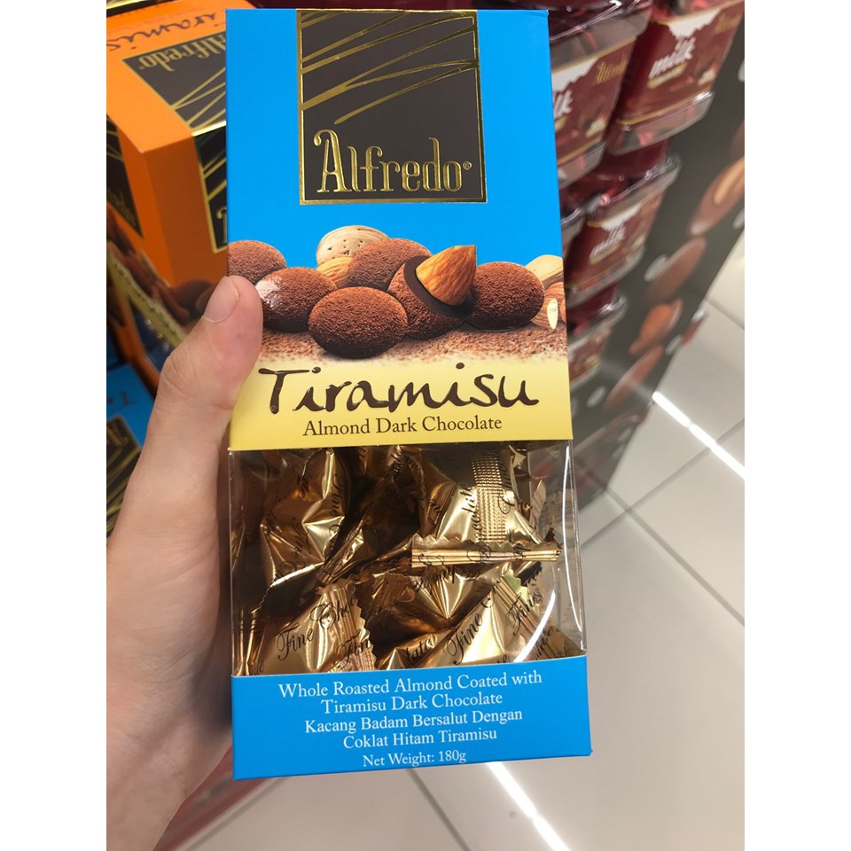 Alfredo Tiramisu Almond Dark Chocolate - Socola Tiramisu