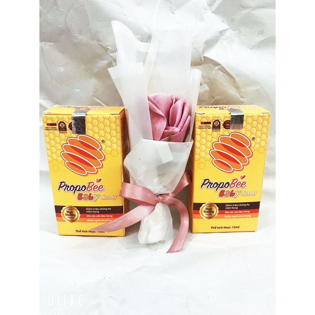 Xịt họng keo ong PROPOBEE BABY, Hỗ trợ giảm ho, viêm họng chuyên biệt dành cho các bé từ 06 tháng tuổi trở lên