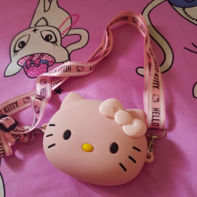 Túi Đeo Chéo Hình Hello Kitty Xinh Xắn Cho Bé Hellokitty