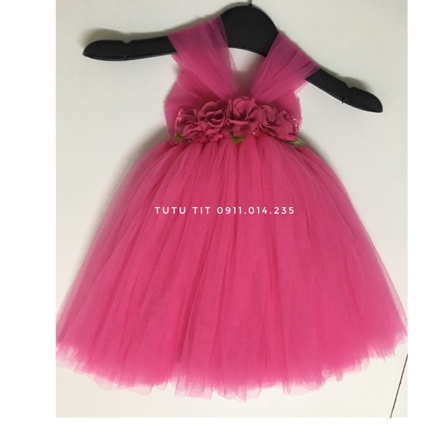 Váy Tutu hồng cho Bé