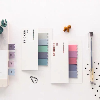 Set Bookmark 5 Màu- Note, Đánh Dấu Trang
