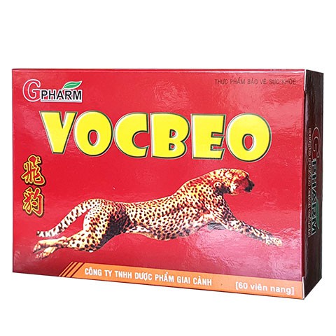 Vocbeo - Hỗ trợ bổ gân xương, giúp xương chắc khỏe (Hộp 60 viên)