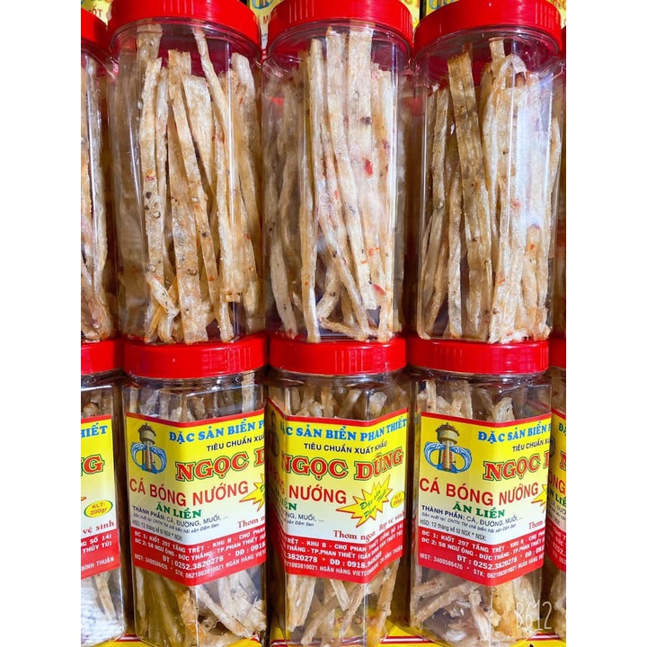 Cá Bống Nướng ( ăn liền ) là món ăn ngon của Shop Đặc Sản Biển Phan Thiết NGỌC DŨNG; Hộp 200 gram. HSD 12 tháng