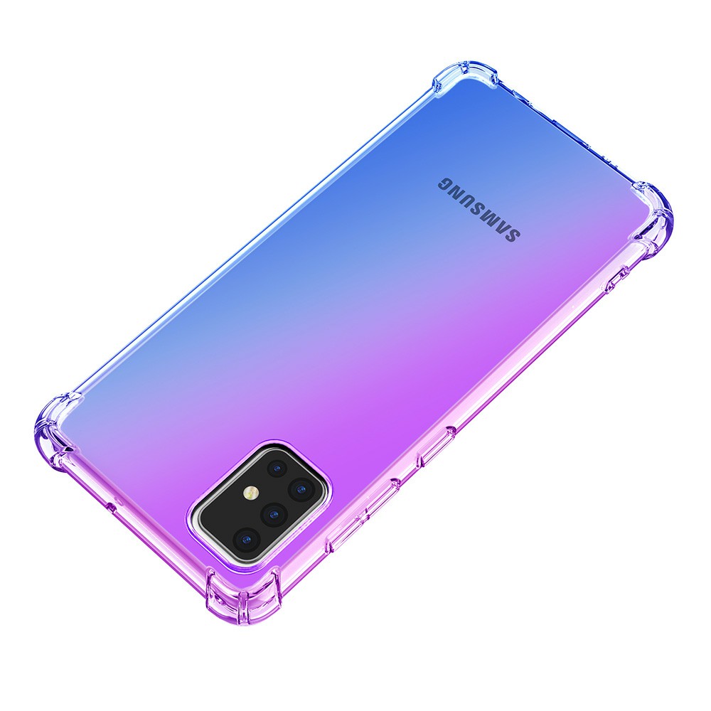 Ốp lưng Samsung  A71 / A72 5G / A73 5G dẻo TPU đa sắc thời trang lồi 4 góc siêu chống sốc