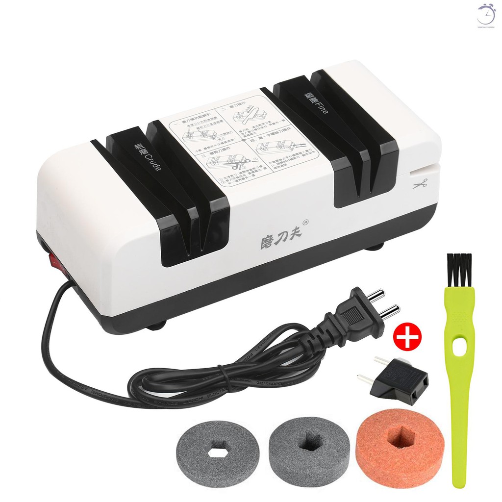 Máy mài dao tự động 15 độ kèm 3 bánh thay thế