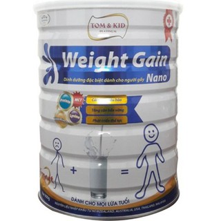 Sữa y tế - Weight Gaine Nano [900gr/hộp] Dinh dưỡng đặc biệt dành cho người gầy (HSD T9.2023)
