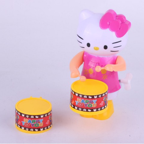 Mèo Kitty Vặn Cót, Cừu Non Baa Baa Vặn Cót Lắc Lư Đánh Trống