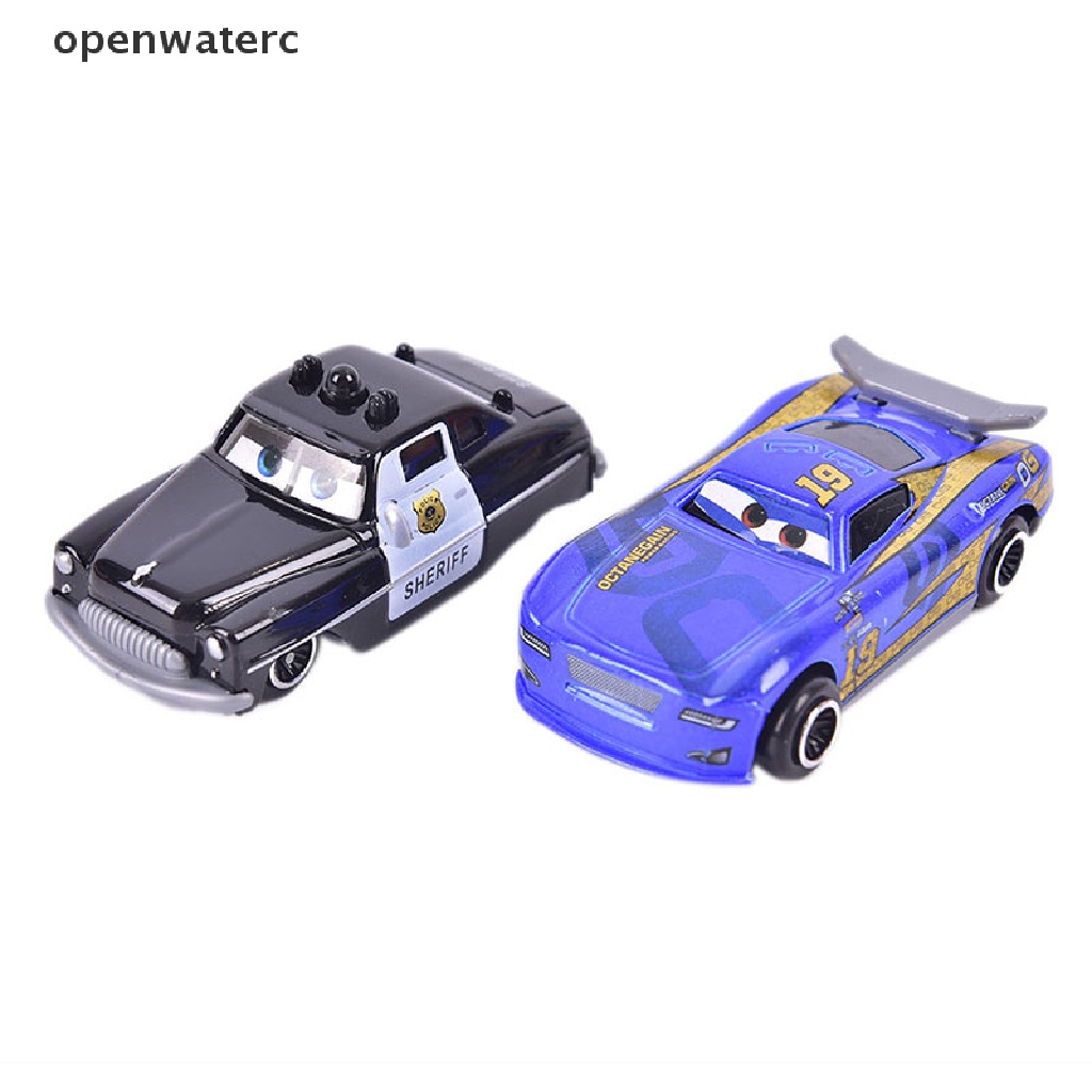 Bộ 7 Mô Hình Xe Hơi Kim Loại Lightning McQueen Jackson Storm Mack Uncle