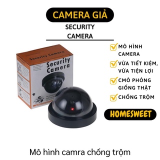 [Có Sẵn] Camera Giả - Camera Dáng Tròn Mô Hình Chống Trộm Có Đèn Led Cảnh Báo 4039