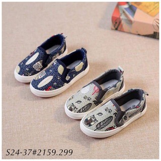Slipon lông chim 3159 xanh size 37 form nhỏ = 36