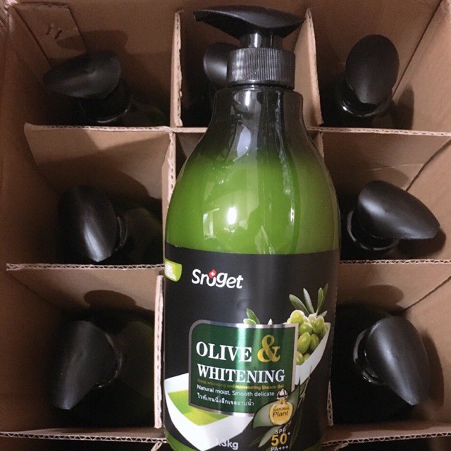 SỮA TẮM  Sroget whitening SPF 50+PA+++ SRUGET THÁI LAN 1.3KG