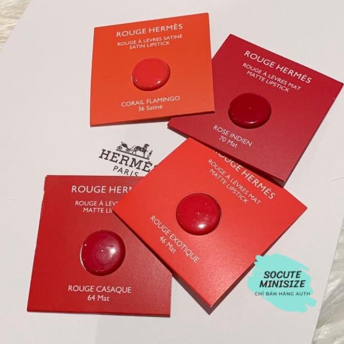 Vỉ Son Hermes Rouge Hermes Lipstick Sample