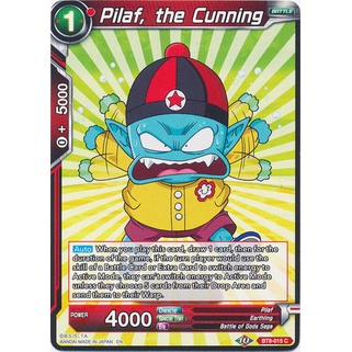 Thẻ bài Dragonball - bản tiếng Anh - Pilaf, the Cunning / BT8-015'