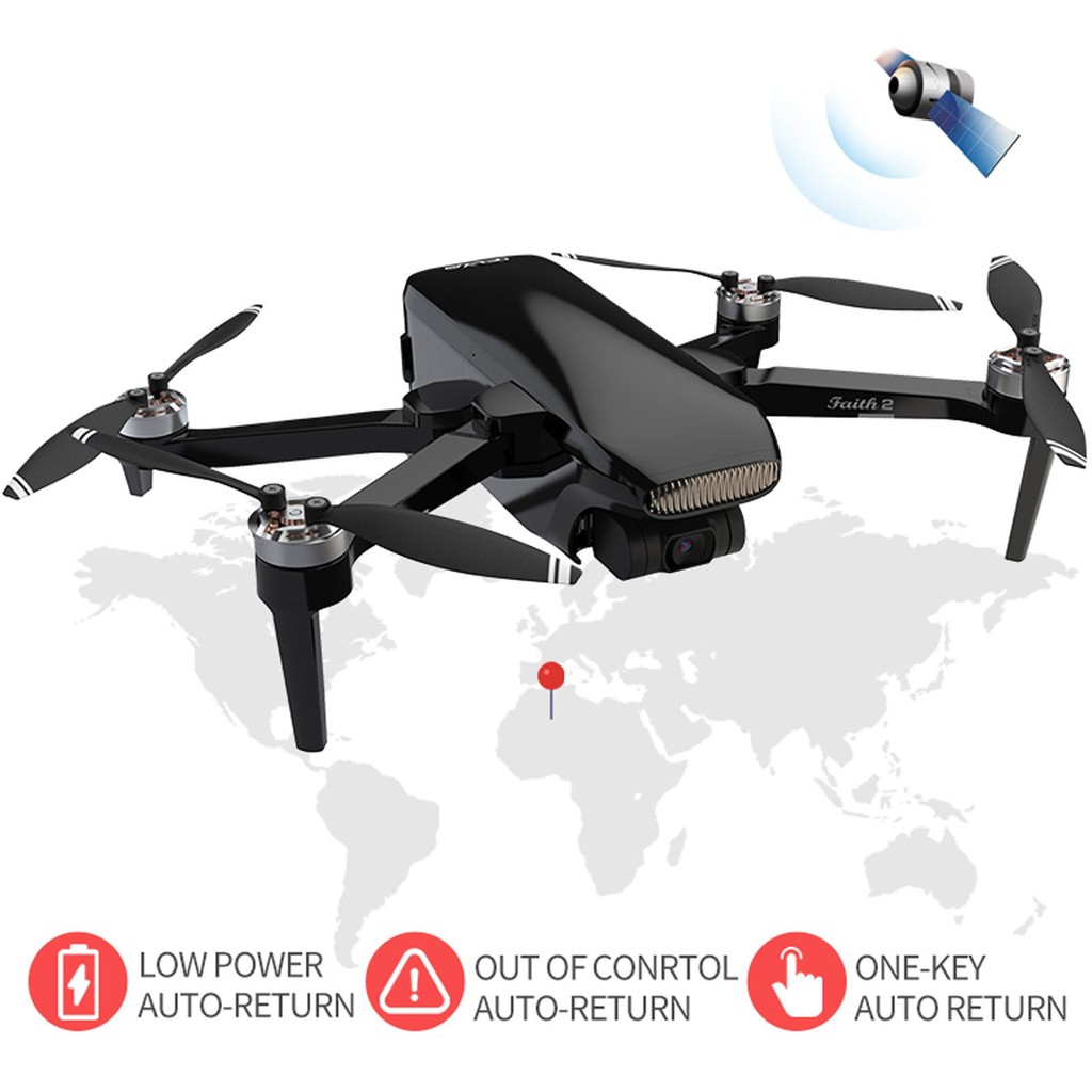 Flycam C-Fly Faith 2 gimbal chống rung ba trục, camera 4K, Bay 30-35 phút Tầm xa 5Km - Chính hãng