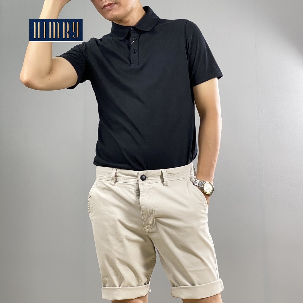 Áo thun nam polo HIMRY thiết kế vải cotton cao cấp ngắn tay cực sang trọng và lịch lãm | BigBuy360 - bigbuy360.vn