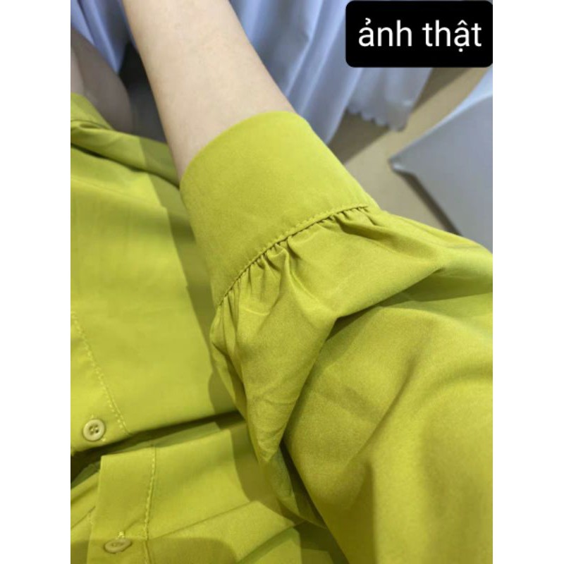 [SẴN VÀNG MÙ TẠT] Đầm sơ mi chic dáng suông sang trọng nhiều màu ulzzang | BigBuy360 - bigbuy360.vn