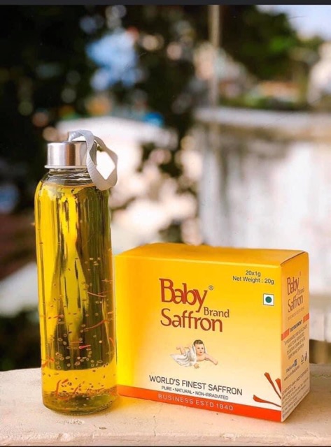 Baby Saffron - Nhụy hoa nghệ tây chính hãng tốt nhất Ấn Độ hộp 1gr