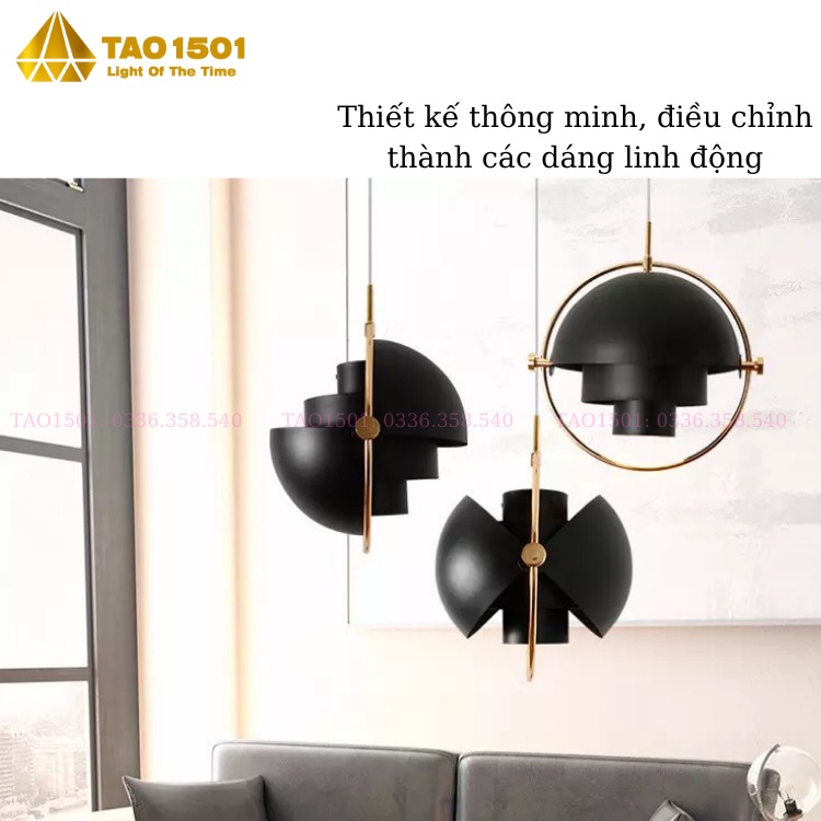 Đèn thả quả cầu thông minh - Đèn thả phòng khách - Đèn thả bàn ăn (Tặng kèm bóng led)