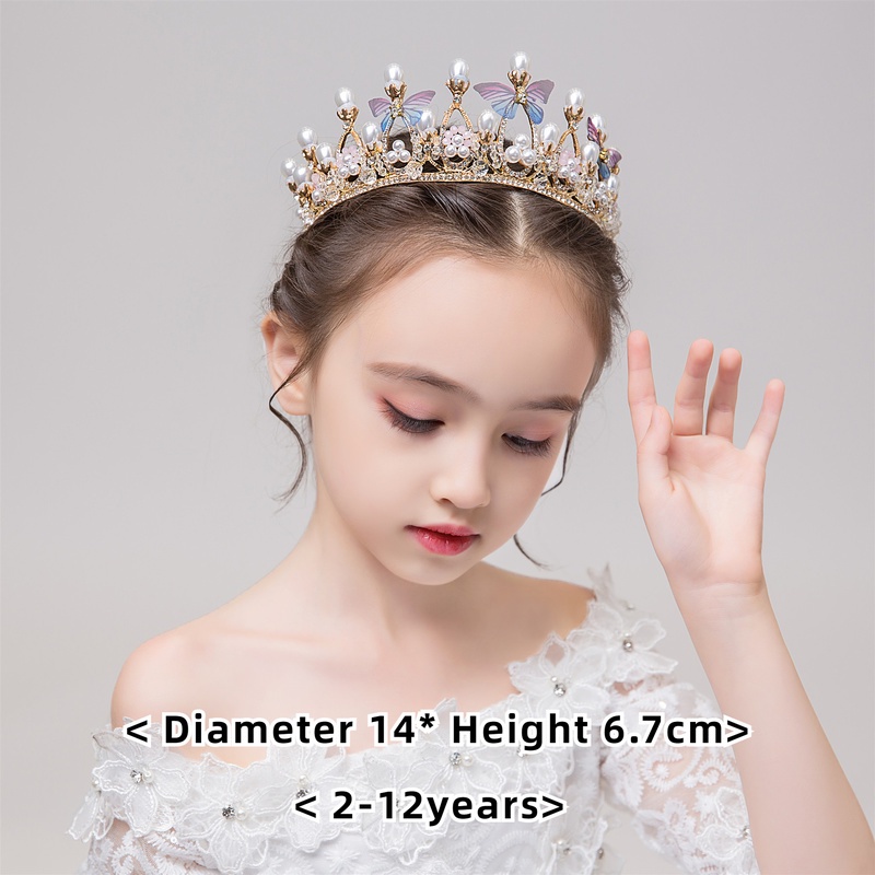 Vương Miện Công Chúa Thời Trang Cho Bé Gái