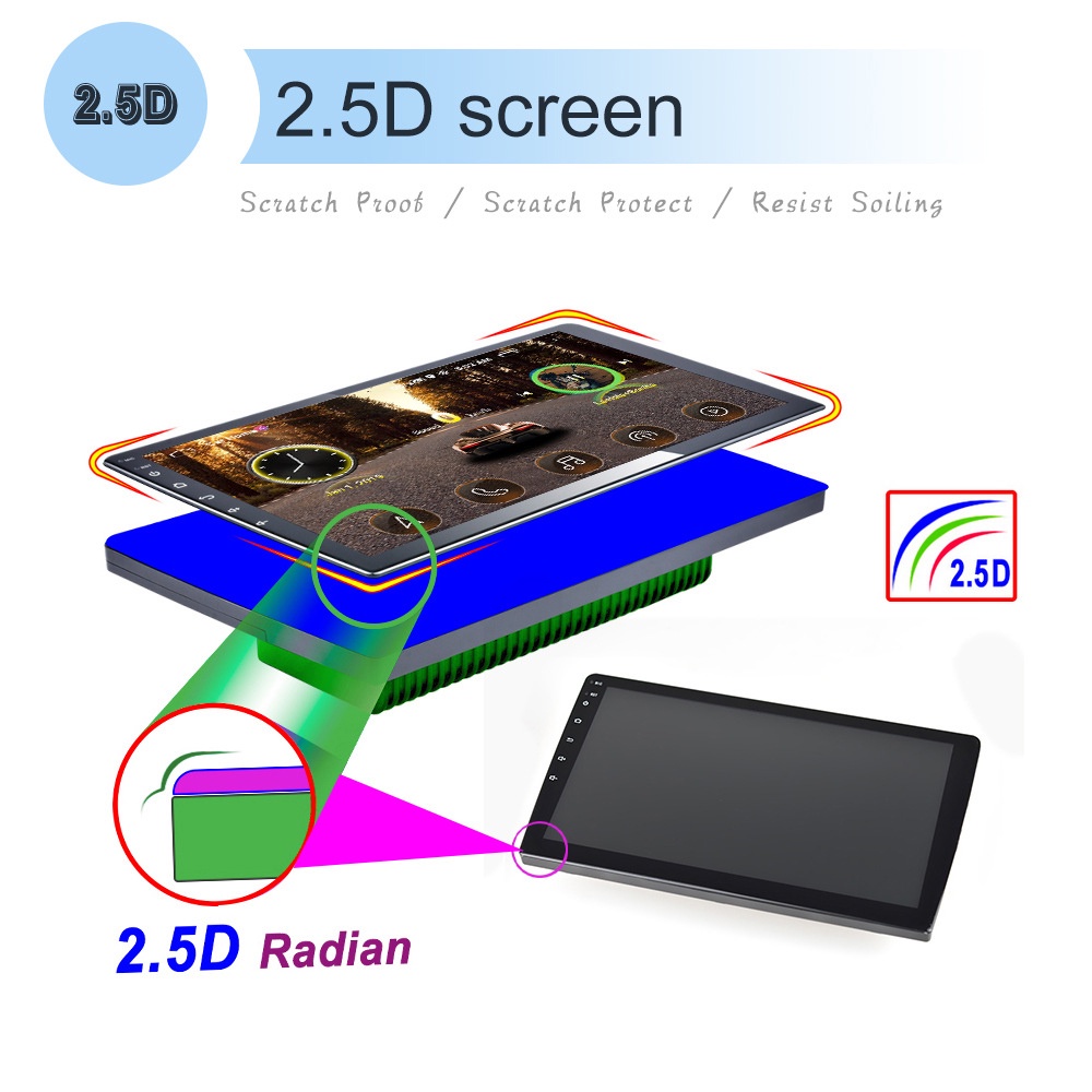 Màn hình dvd Android OLEDPRO WIFI RAM 2G ROM 32G, kết nối wifi, bản đồ, dvd android ô tô mới nhất GIÁ SIÊU RẺ- bh uy tín