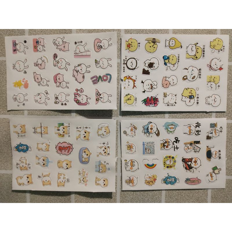 1 Tấm Sticker Ngẫu Nhiên Trang Trí Sổ Tay Nhật Kí