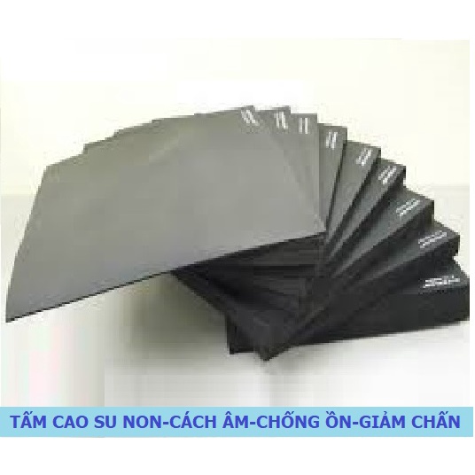 Tấm cao su non dày 2cm Chống rung,Cách âm...Kích thước 50 x 50cm