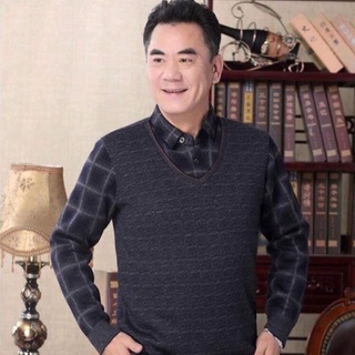 Áo len nam lót lông( trả od dư xanh lá) ):>