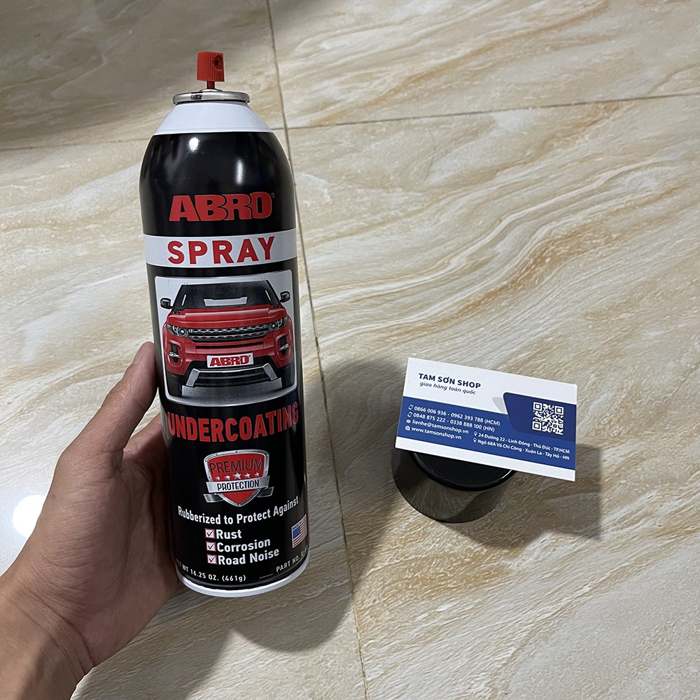 Sơn phủ gầm Abro Spray Undercoating 461g