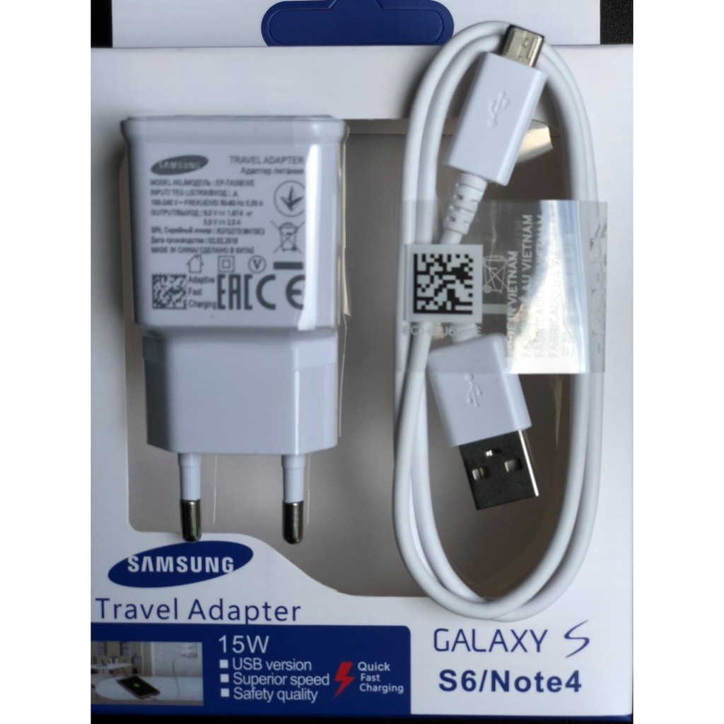 COMBO sạc Samsung Galaxy S6/Note4