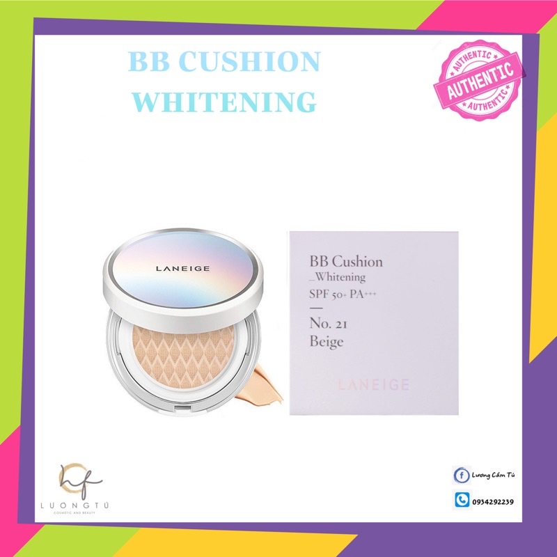 Phấn nước La.nneige Dưỡng Trắng BB Cushion Whitening