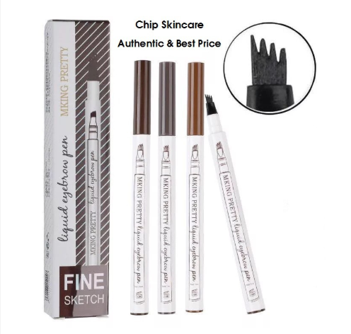 Bút Kẻ Lông Mày Gẩy Sợi 4D Fine Skech Miking Pretty