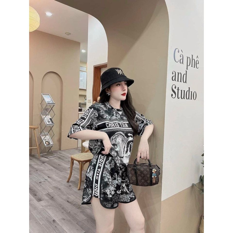 BỘ SHORT IN THÊU 3D CAO CẤP TT025 _HÀNG XUẤT NHẬT-HÀN