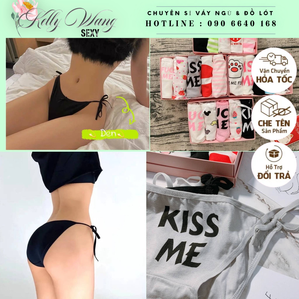 Quần lót cột dây - fuckme- kissme - Thế giới Chip cột dây cosplay nhiều màuKELLYWANG