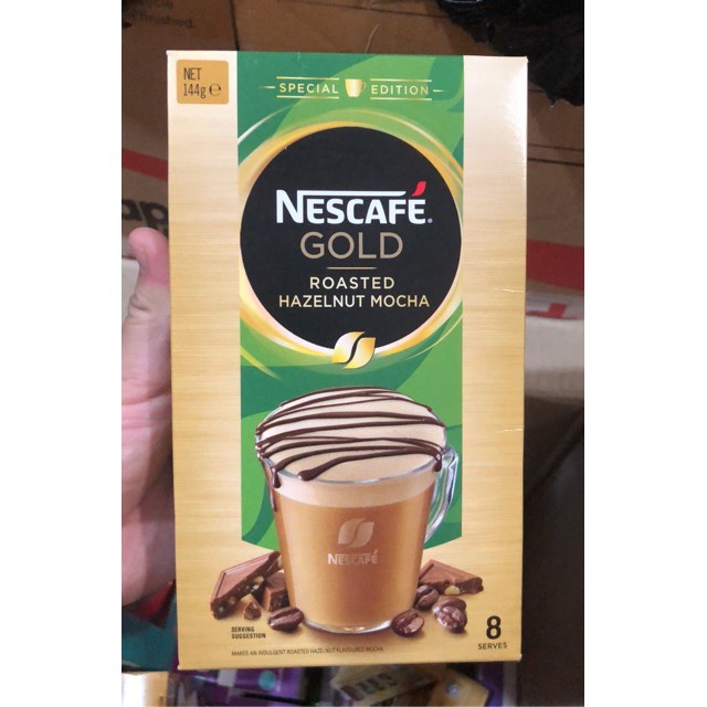 Cafe sữa bọt kem NESCAFE GOLD 8 gói - Úc | BigBuy360 - bigbuy360.vn
