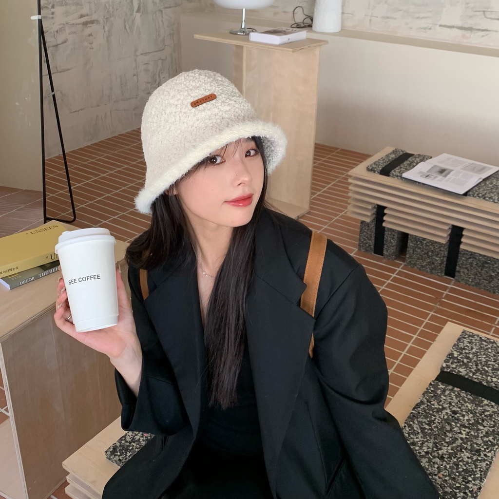 Mũ Bucket Dệt Kim Thời Trang Thu Đông Dành Cho Nữ